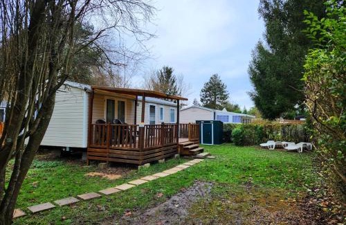 Ivry-la-Bataille Ski Chalet | Mobile home 6P XL Climatisation TV WIFI parcelle XXL au calme