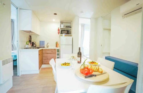 Il Monte House | Mobilehome with air conditioning, terrace and pool
