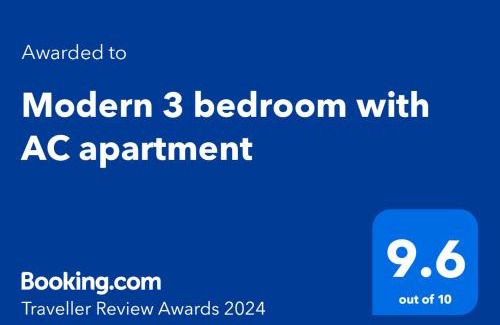 Zabbar Apartment | Modern 3 bedroom with AC apartment