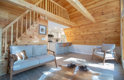 Galway Cabin | Modern A-Frame Nestled in the Pines – Near Galway Lake & Saratoga