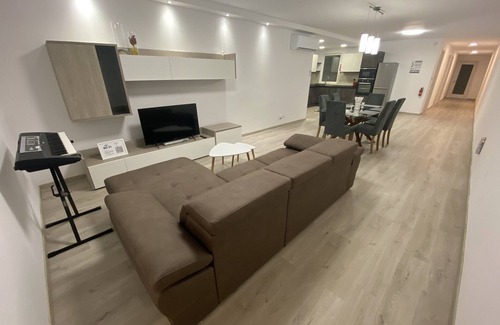 Luqa Apartment | Modern Apartment with Large Outdoor Area Sleeps 7 Close to Malta Airport