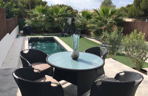 Cala Pi House | Modern bungalow with heated pool, 50m from the sea - whirlpool -