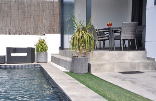 Cala Pi House | Modern bungalow with heated pool, 50m from the sea - whirlpool -