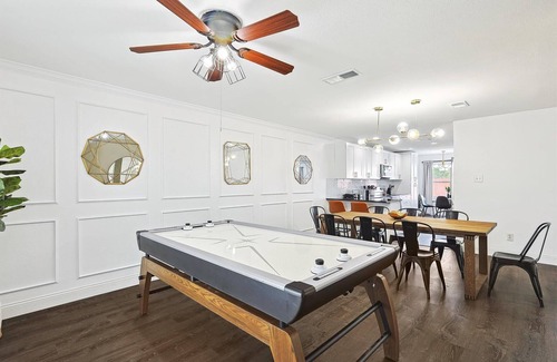 Saginaw House | Modern Comforts & Classic Charm w Pool, 5BD