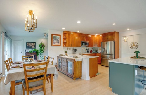 Creighton House | Modern Creekside Home: 9 Mi to Downtown Denver