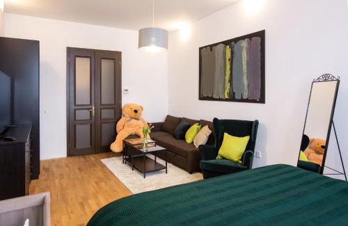 Hradec Kralove Apartment | Modern family apt. with Central Square entrance