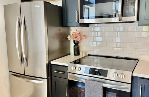 Fourth Ward Condo | Modern Flat in Historic 4th Ward- a few blocks to BOA Stadium!