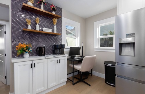 Corridor House | Modern Home Near Downtown with Firepit and BBQ