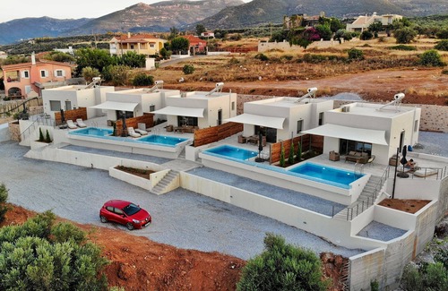 Trochalia Villa | Modern luxurious suite with private pool and sea view, Suite (MA)