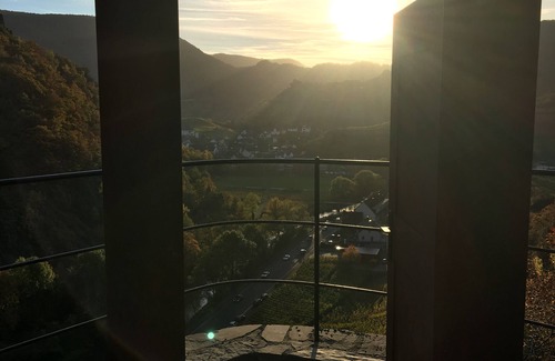 Remagen Apartment | Modern penthouse apartment with terrace over the roofs of Remagen