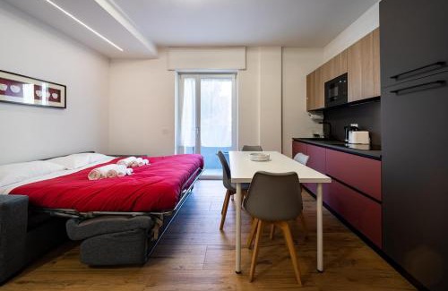 Sud-Ovest Apartment | Modern Red Flat in Verona