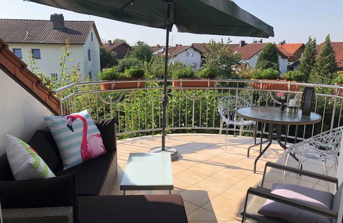 Ering Apartment | Modern vacation apartment* (105sqm) with large roof terrace in a quiet location