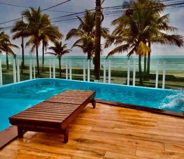 Mongagua Apartment | Mongaguá com vista para o Mar pé na areia
