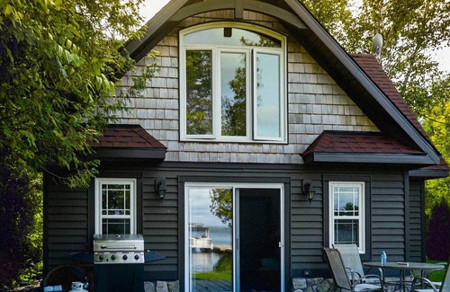 Utterson Cottage | Muskoka Lakefront Cottage Private Dock Fire Pit Kayaks Spectacular Sunset Views