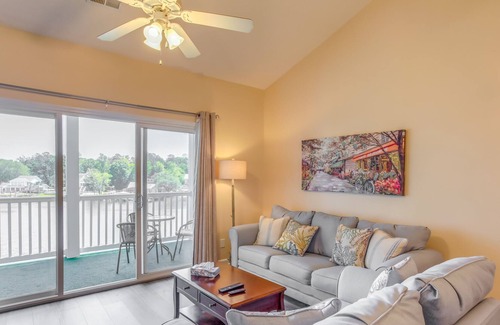 Myrtle Beach Condo | Myrtle Beach Condo w/Community Pool & Water Views