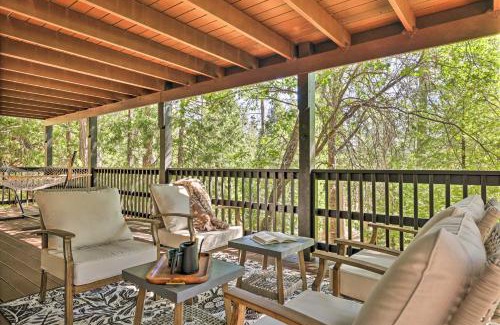 Twain Harte House | Near Trails Cabin with 2-Level Deck in Twain Harte