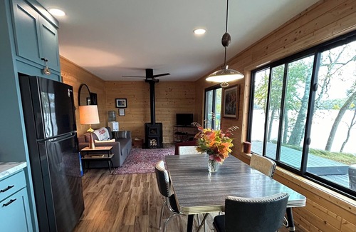 Longville Cabin | NEW Listing - Recharge at this tranquil getaway, inches from Lake Wabedo!