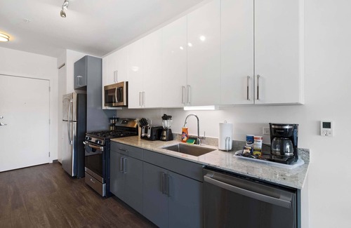 Palmer Square Apartment | New, Modern 1BR Lux City Escape