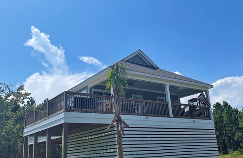 Henderson Point House | New Pass Christian Home with Ocean Views