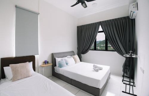 Kampung Sungai Nibong Apartment | NEW The Sun 3Bedrooms 10pax 2CP