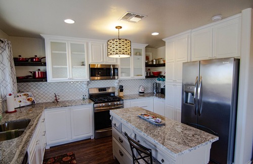 Mesa House | Newly built upper level casita with heated pool, Jacuzzi and state park views!