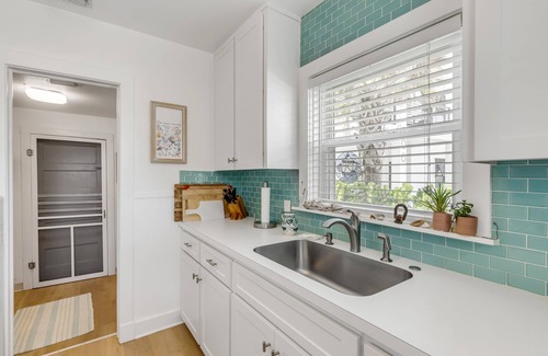 Boardwalk House | Newly renovated NSB bungalow across from beach and walk to Flagler Ave