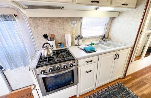 Pear Park House | Newly updated Airstream with modern amenities on the bank of the Colorado River.