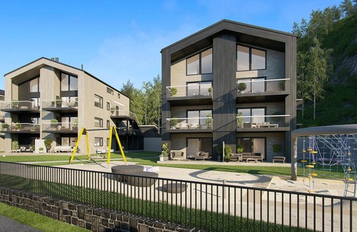 Ny Hellesund Apartment | Nice apartment in Søgne with sauna