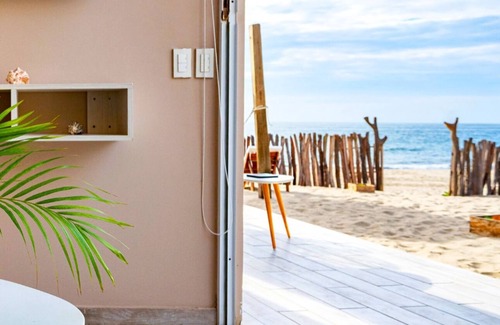 Punta Sal House | Nice bungalow on the beach, in front of the warm and calm sea.