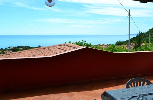 Maratea House | Nina's houses - Large terrace overlooking the sea