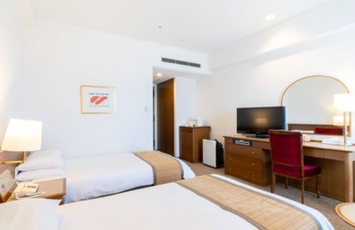 Hitachi Hotel | Nonsmoking Twin room4th floor Breakfast inclu/Hitachi Ibaraki