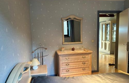 Leffe Apartment | Ô Reflets - Le Reflet Meuse - Appart 1 room view "Meuse" with terrace