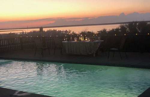 West Hampton Dunes House | Ocean,pool, boardwalk bay, bed,new kitch,new bath,new furn, steps to ocean