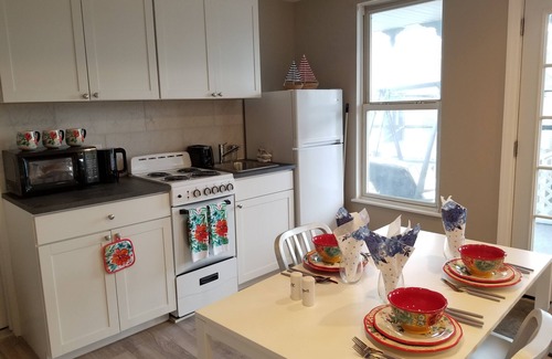 Ocean Grove Condo | Ocean View Spacious Balcony, 3 Minutes to OG Beach, Steps from Asbury Park