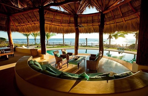 Saladita House | Oceanfront Large Beach Estate Pool. Surfers Paradise. Sleeps 16+ Saladita 1 mile