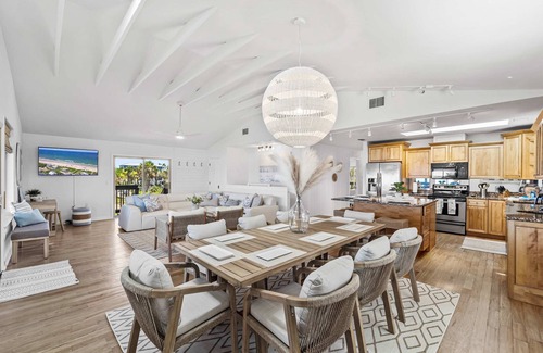 Marineland Acres House | Oceanfront, Steps to Sand, Deck & Pets Welcome!