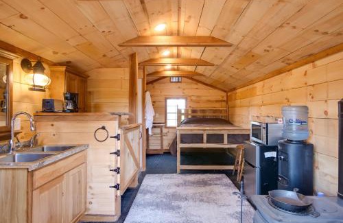 Blissfield Apartment | On-Site Trails to Mohican River Tiny Home Retreat