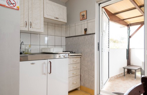 Zrce Apartment | One bedroom apartment with terrace and sea view Sveti Marko, Pag (A-21654-a)