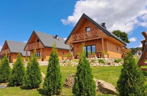 Lasowka Ski Chalet | Osada Orlica klimatyczne domki z widokiem na góry i termalnym SPA sauna jacuzzi 4 km od Zieleniec Ski Arena
