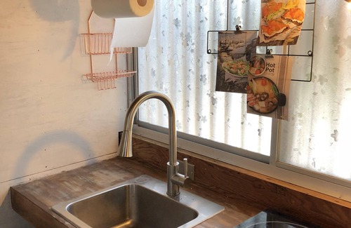 Namegata House | Outdoor experience barbecue and karaoke bonfire can be done in the mountain hut.