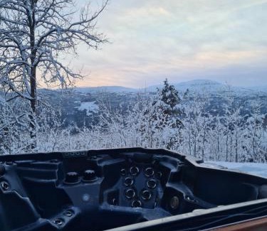 Solberg Villa | Panorama view along the fjord in Stryn