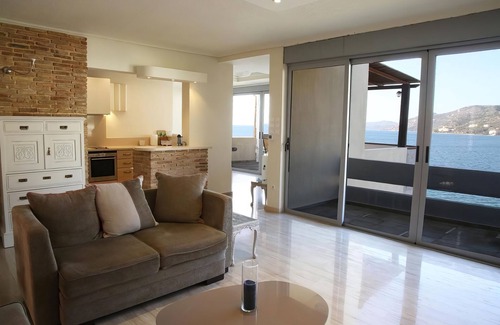 Loutraki Apartment | Penthouse-Breathtaking sea view-Just on the beach, Penthouse-Breathtaking sea view-Just on the beach