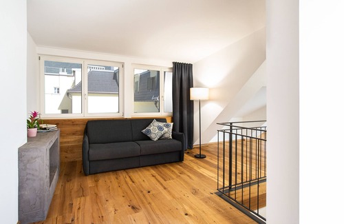 Merano House | Penthouse mit Blick auf die Berge