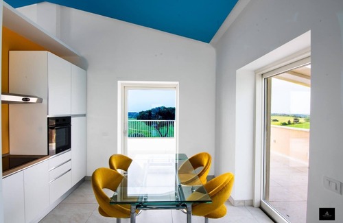 Zona XLIX Santa Maria di Galeria House | PENTHOUSE WITH EXCEPTIONAL VIEWS OF THE ROMAN COUNTRYSIDE WITH LARGE CIRCULAR TERRACE