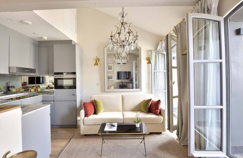 Paris City Center Apartment | Perfect Amazing Penthouse for 2-Balcony-Ile de la Cite-AC-Wifi-Lift-Cafes