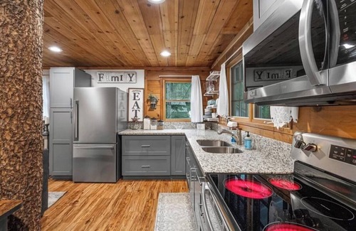 Welches Cabin | Pet friendly cabin with WiFi, AC and workspace in gorgeous Mount Hood Village