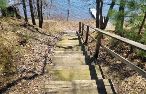 Solon Springs Cabin | Pinewood Cabin on Upper Eau Claire Lake in Barnes, WI