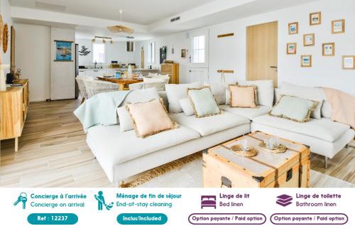 Noirmoutier-en-l'Ile House | Piscine chauffée - Maison 6 adultes 2 enfants