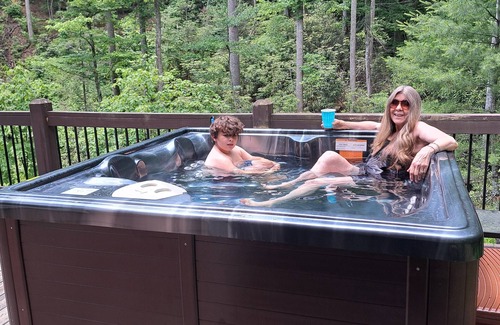 Hot Springs House | Pisgah National Forest back yard and a luxury Mountain home to relax in.