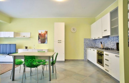 Capo d'Orlando Apartment | Pistacchio - 2-bedroom apartment with large lateral sea view terrace and pool in the garden